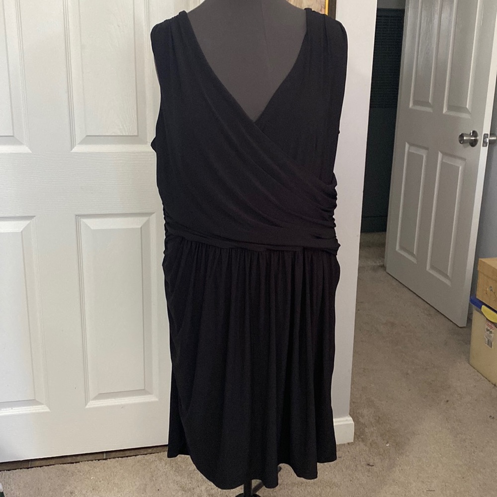 Fashion Bug Laced Back Ruched Dress